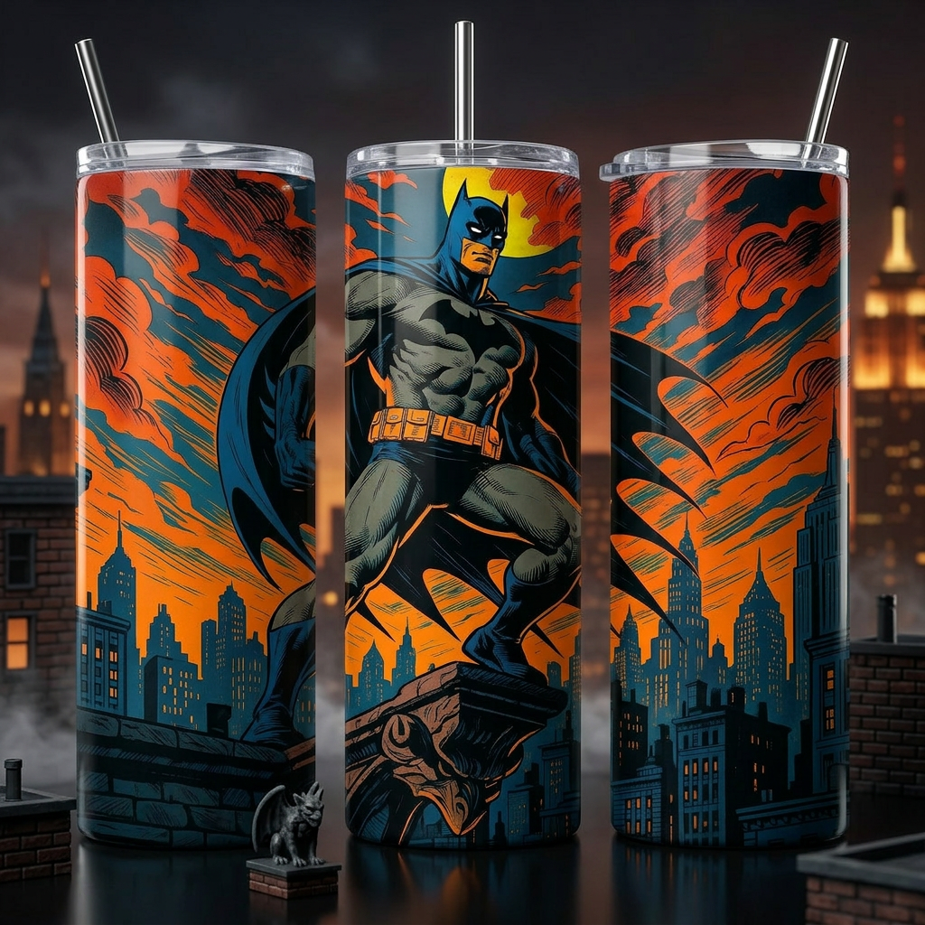 Termo Botella Agua Térmica Acero Inoxidable Batman Comic