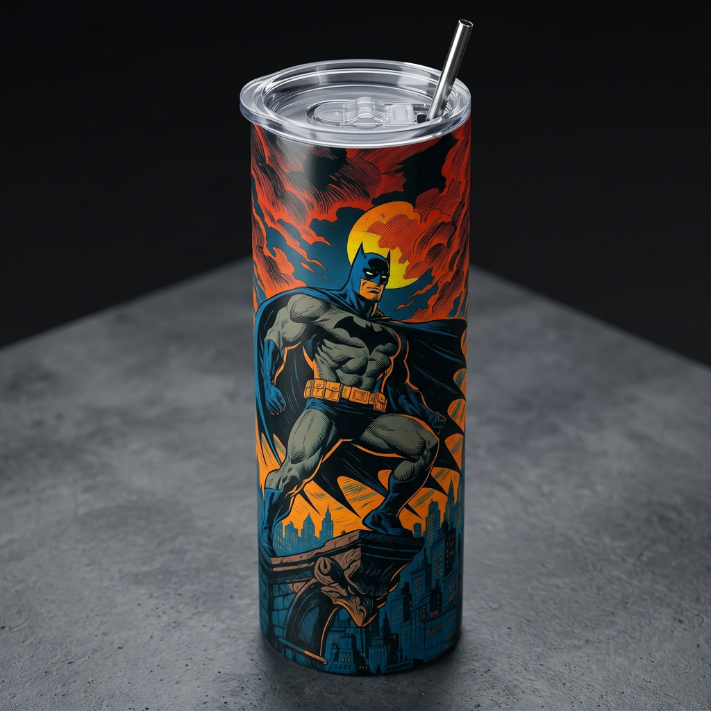 Termo Botella Agua Térmica Acero Inoxidable Batman Comic