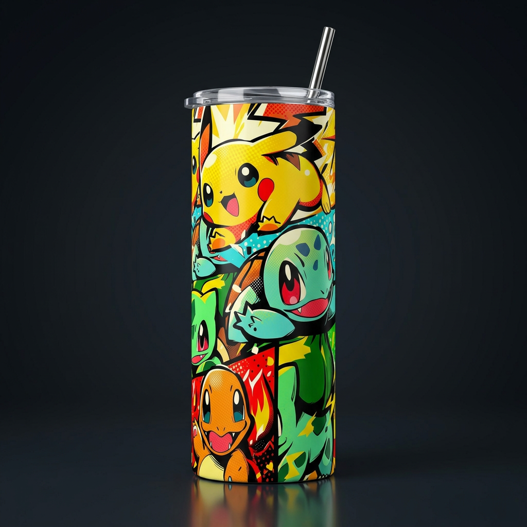 Termo Botella Agua Térmica Acero Inoxidable Pokémon Regalo