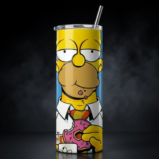 Termo Botella Agua Térmica Acero Inoxidable Homero Los Simpson