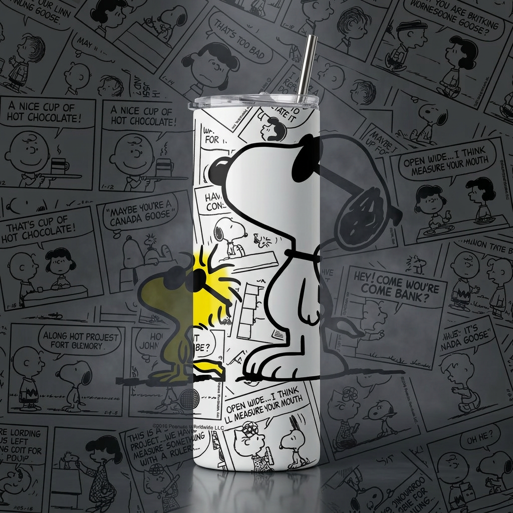 Termo Botella Agua Térmica Acero Inoxidable Snoopy Peanuts