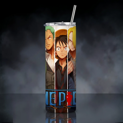 Termos Botella De Agua De One Piece Acero Inoxidable De 600 ML Anime