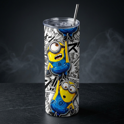 Termo Botella Agua Térmica Acero Inoxidable Los Minions,Pelicula
