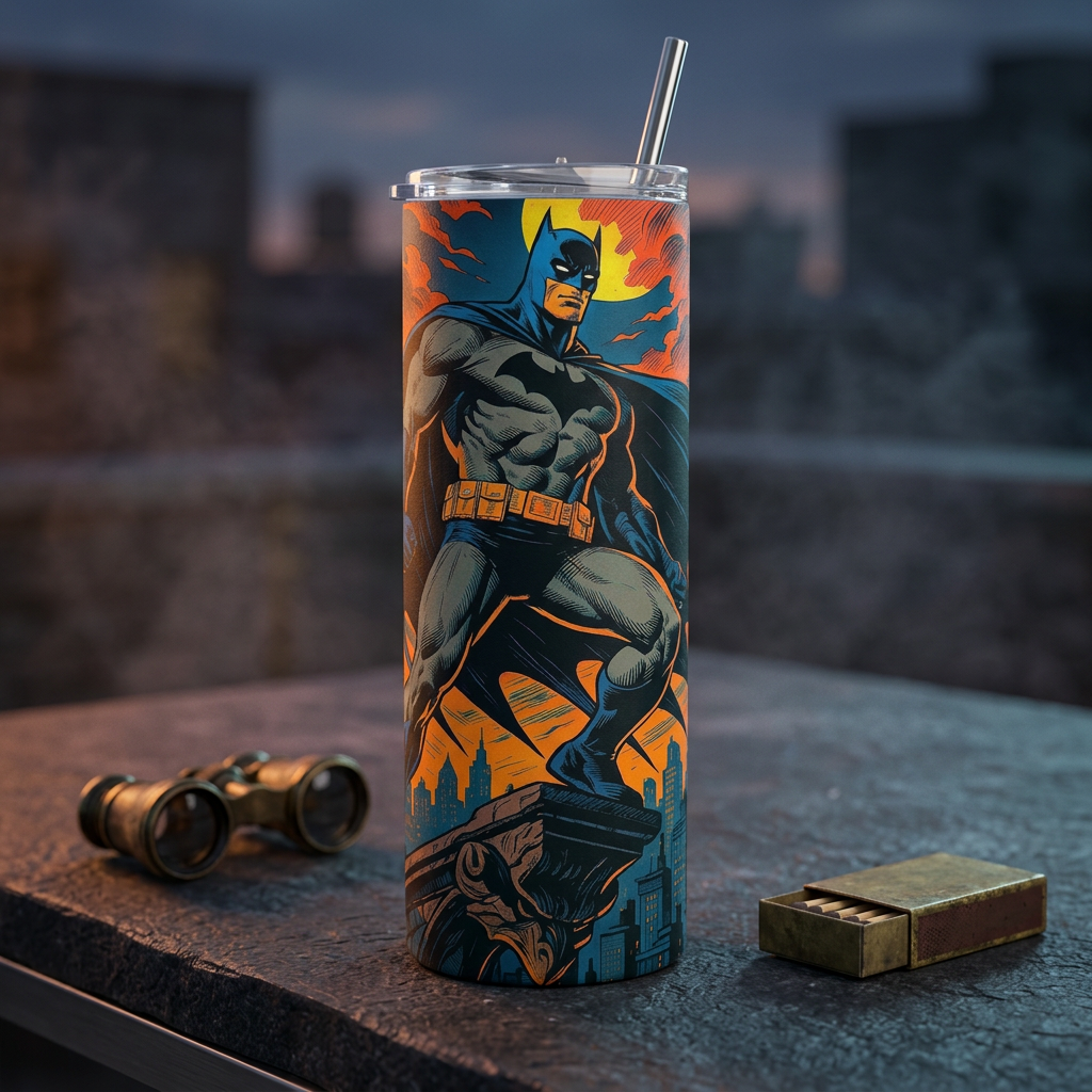 Termo Botella Agua Térmica Acero Inoxidable Batman Comic