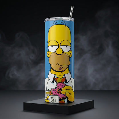 Termo Botella Agua Térmica Acero Inoxidable Homero Los Simpson