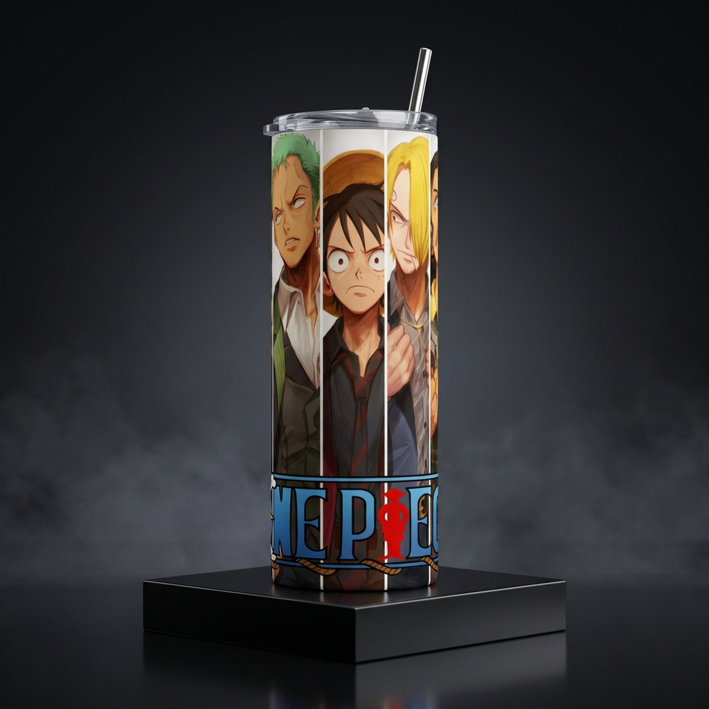 Termos Botella De Agua De One Piece Acero Inoxidable De 600 ML Anime