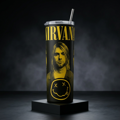 Termos Botella De Agua Nirvana Acero Inoxidable De 600 ML Musica