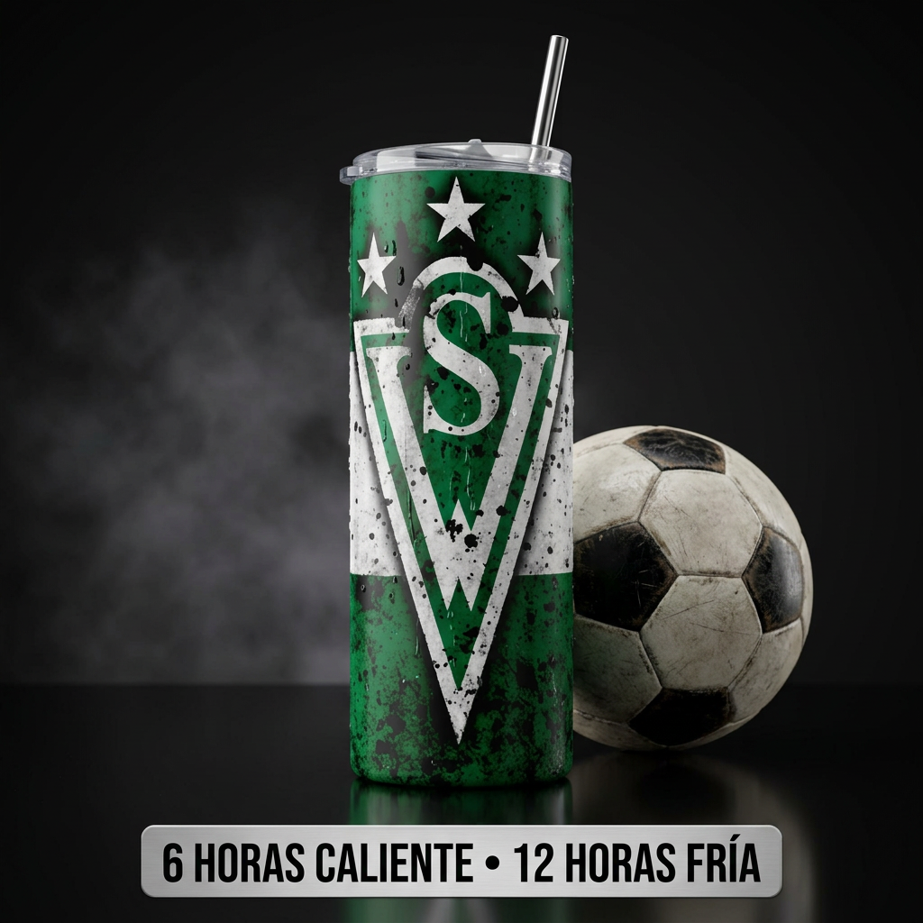 Termo Botella Térmica De Santiago Wanderers Porteños Caturros