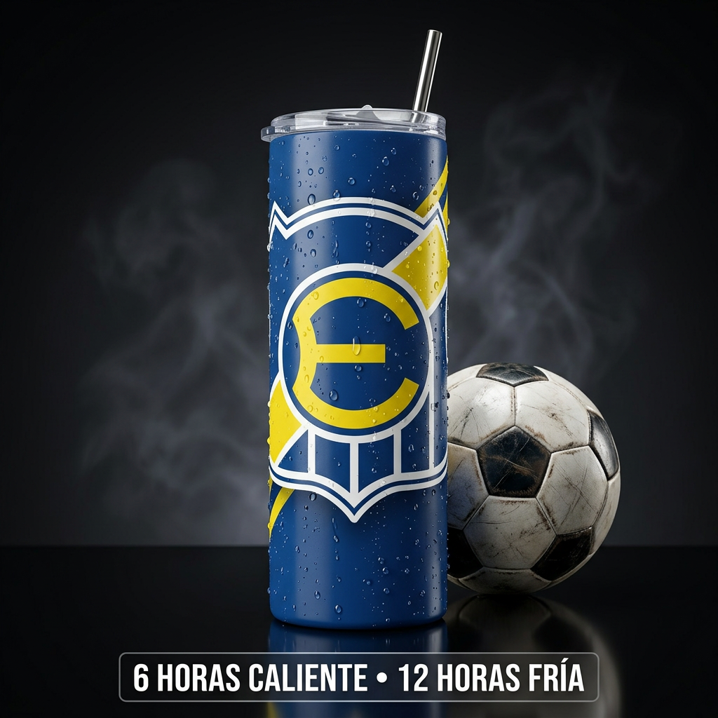 Termo Botella Térmica De Everton De Viña  Ruleteros Fanático