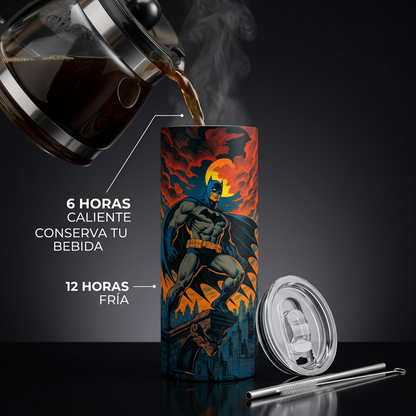 Termo Botella Agua Térmica Acero Inoxidable Batman Comic