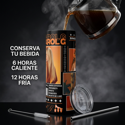 Termos Botella De Agua De Karol G Acero Inoxidable De 600 ML