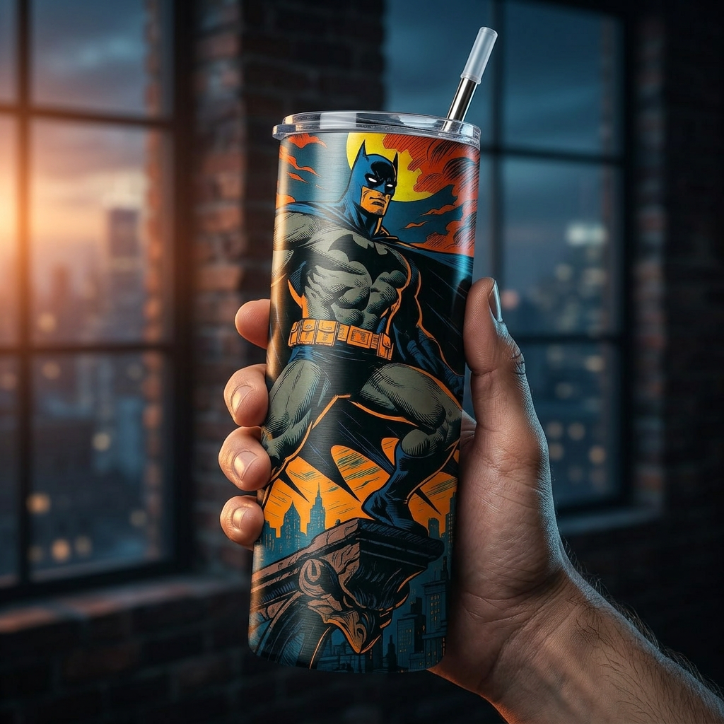Termo Botella Agua Térmica Acero Inoxidable Batman Comic