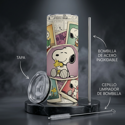 Termo Botella Agua Térmica Acero Inoxidable Snoopy Peanuts