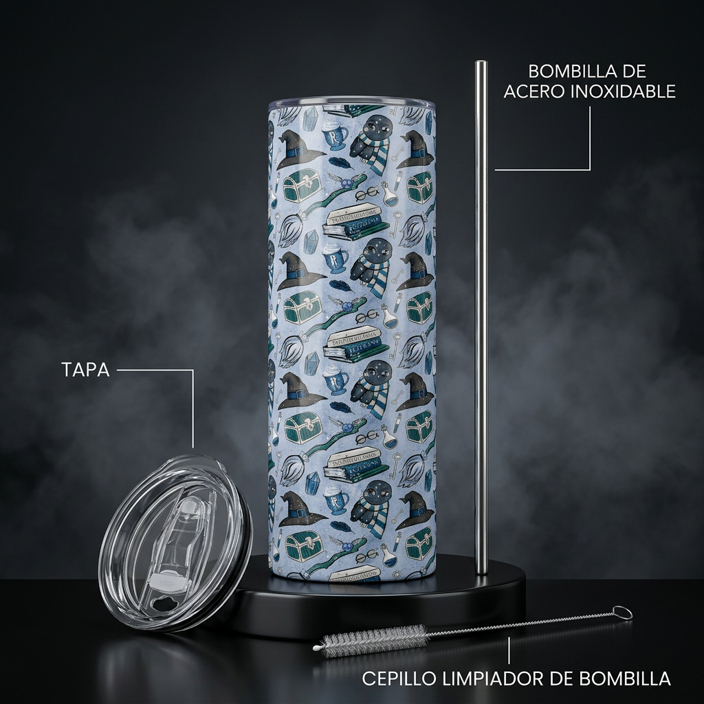 Termos Botella De Agua De Harry Potter Acero Inoxidable De 600 ML
