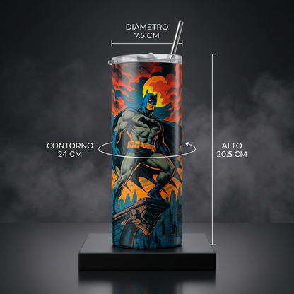Termo Botella Agua Térmica Acero Inoxidable Batman Comic