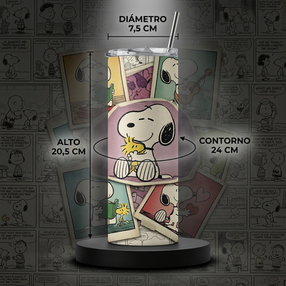 Termo Botella Agua Térmica Acero Inoxidable Snoopy Peanuts
