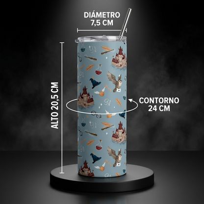 Termos Botella De Agua De Harry Potter Acero Inoxidable De 600 ML