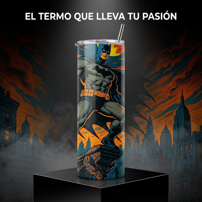 Termo Botella Agua Térmica Acero Inoxidable Batman Comic