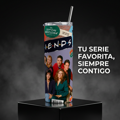 Termo Botella Agua Térmica Acero Inoxidable Friends Serie TV