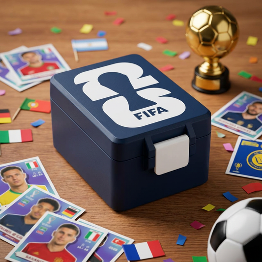 Caja Organizadora Láminas Mundial FIFA Colección Segura