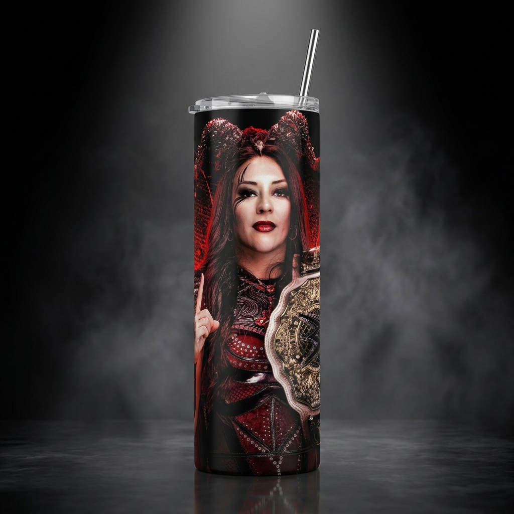 Termos Botella De Agua De Stephanie Vaquer De Acero Inoxidable De 600 ML WWE