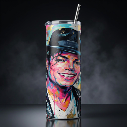 Termos Botella De Agua Musical De Michael Jackson De Acero Inoxidable De 600 ML