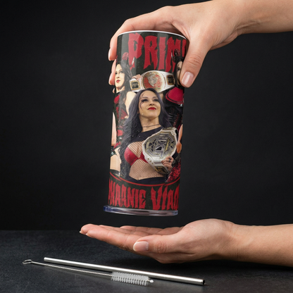 Termos Botella De Agua De Stephanie Vaquer De Acero Inoxidable De 600 ML WWE La Primera