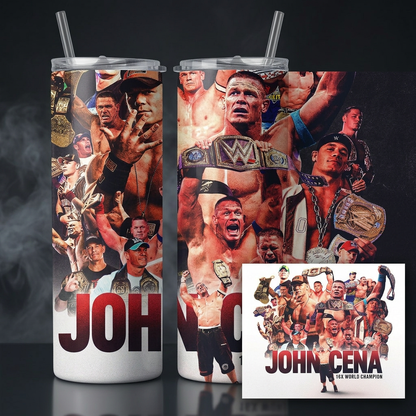 Termos Botella De Agua John Cena Wwe Diseño Lucha Libre
