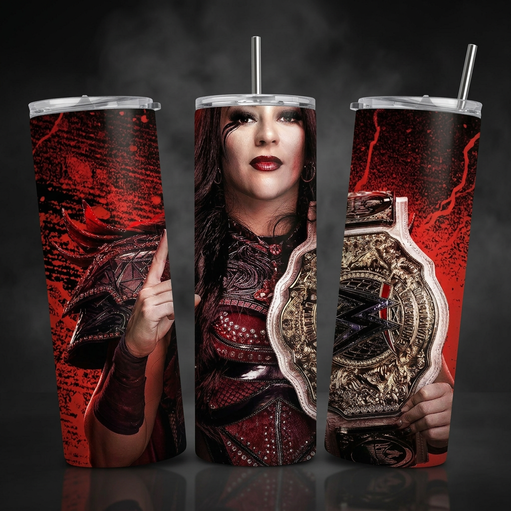 Termos Botella De Agua De Stephanie Vaquer De Acero Inoxidable De 600 ML WWE
