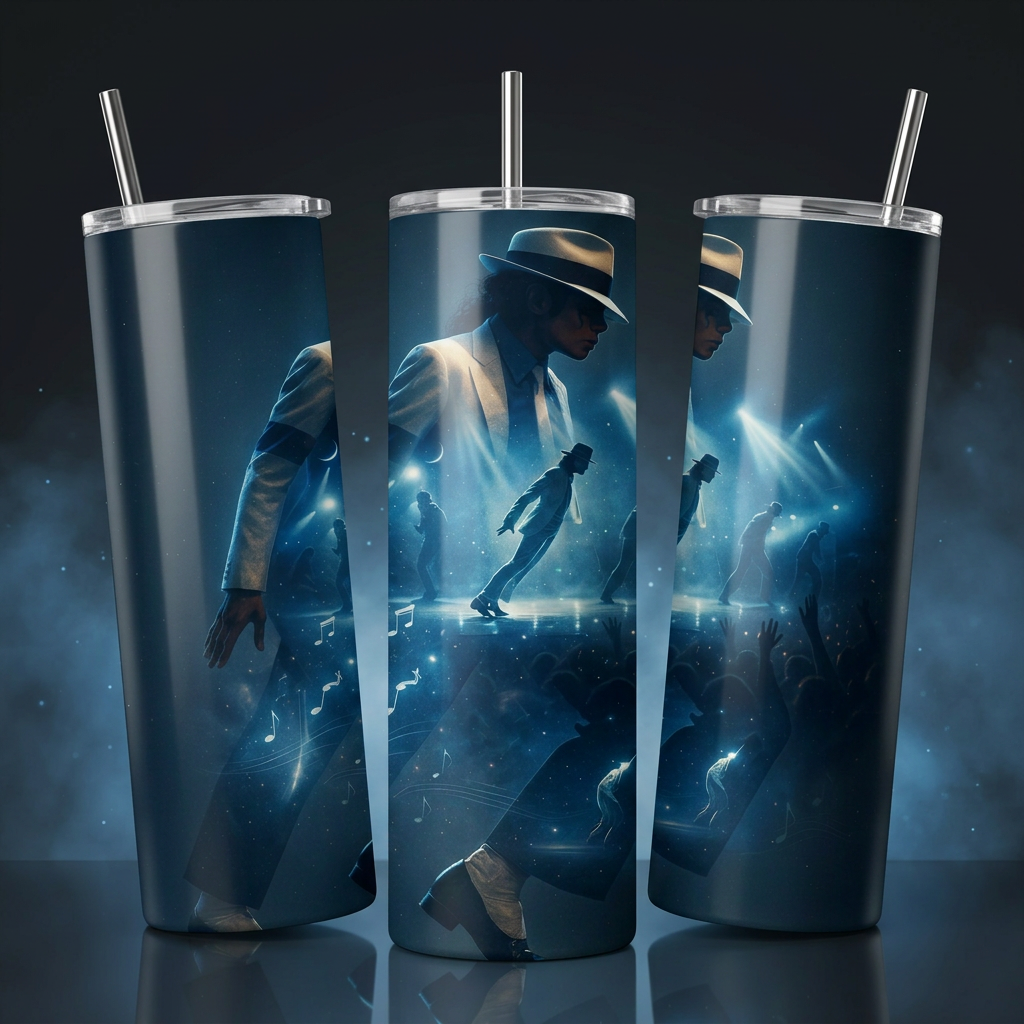 Termos Botella De Agua De Michael Jackson De Acero Inoxidable De 600 ML Musical