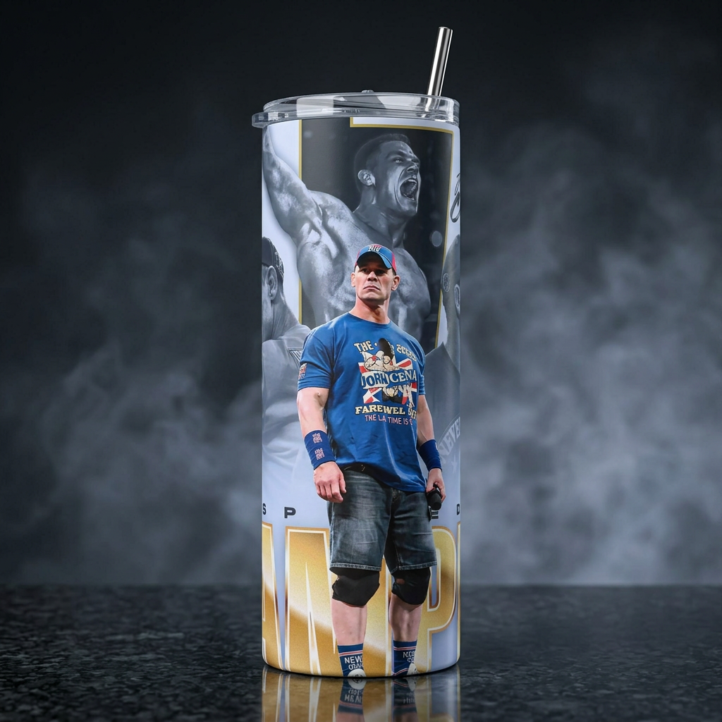 Termos Botella De Agua John Cena Wwe Diseño Lucha Libre