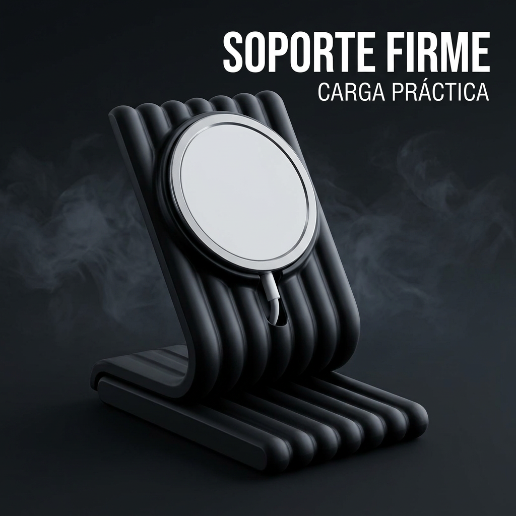 Cargador Magnético Con Soporte De Celular Para El Hogar