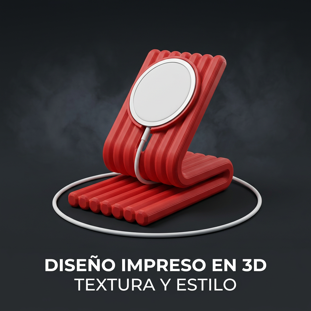 Cargador Magnético Con Soporte De Celular Para El Hogar
