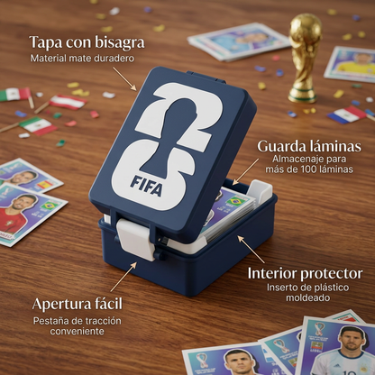 Caja Organizadora Láminas Mundial FIFA Colección Segura