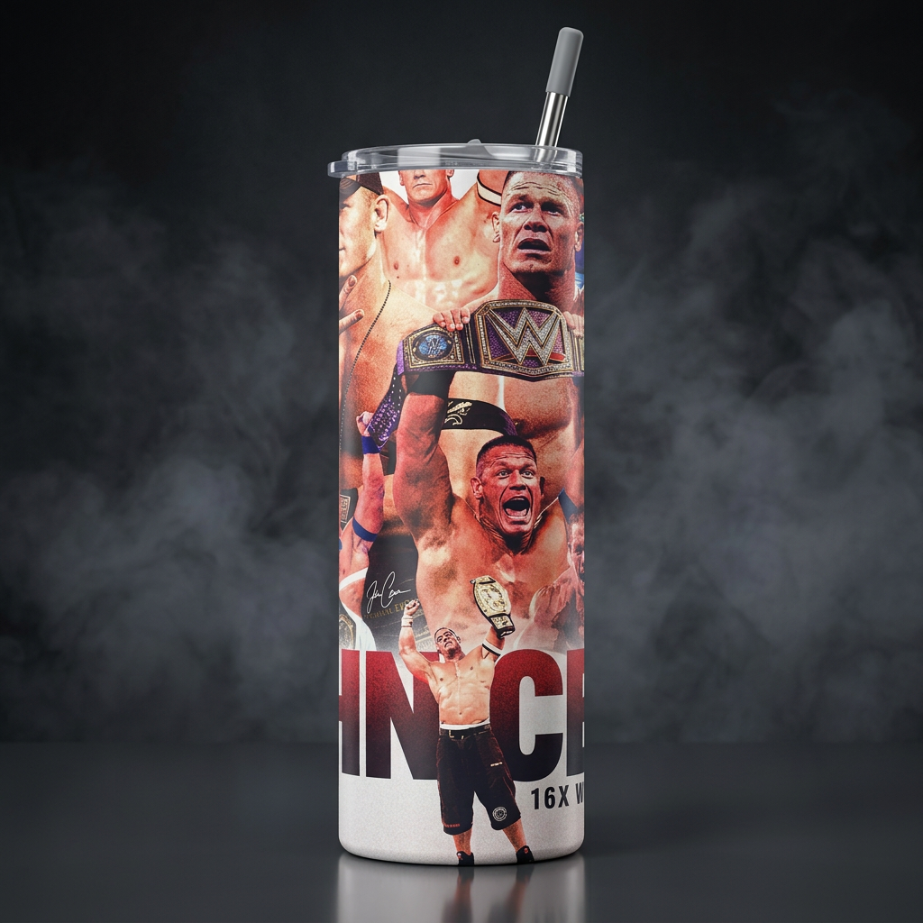 Termos Botella De Agua John Cena Wwe Diseño Lucha Libre