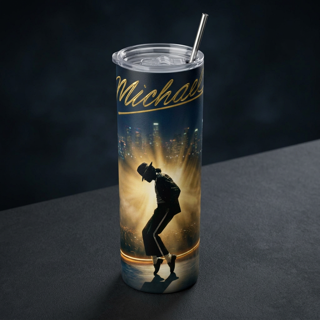Termos Botella De Agua De Michael Jackson De Acero Inoxidable De 600 ML