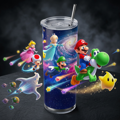 Termos Botella De Agua De Super Mario De Acero Inoxidable De 600 ML
