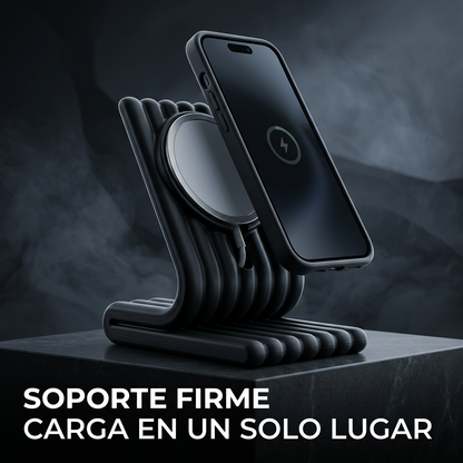 Cargador Magnético Con Soporte De Celular Para El Hogar