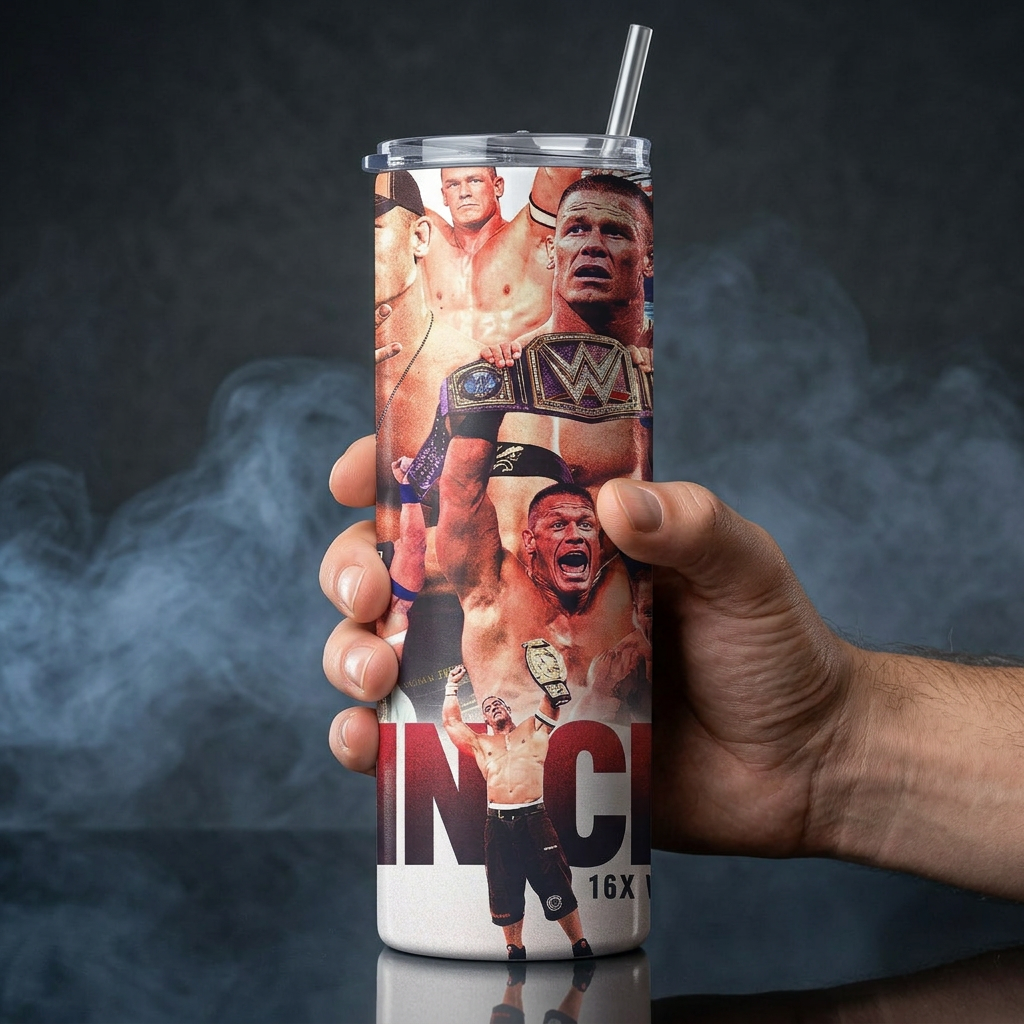 Termos Botella De Agua John Cena Wwe Diseño Lucha Libre