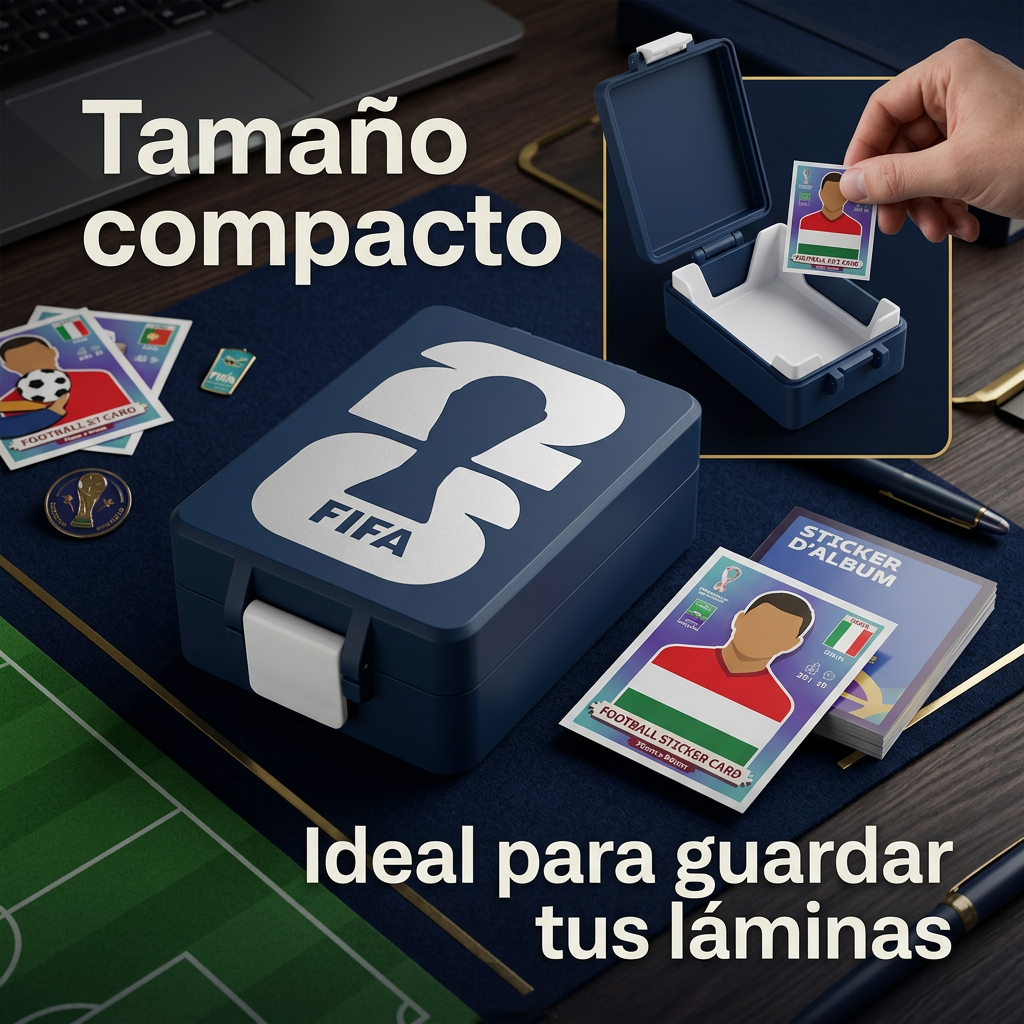 Caja Organizadora Láminas Mundial FIFA Colección Segura