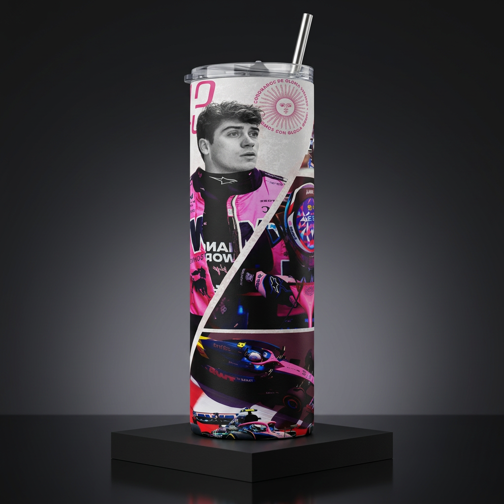 Termo Botella Térmica F1 Franco Colapinto Formula1 Argentino 600 ML De Acero Inoxidable
