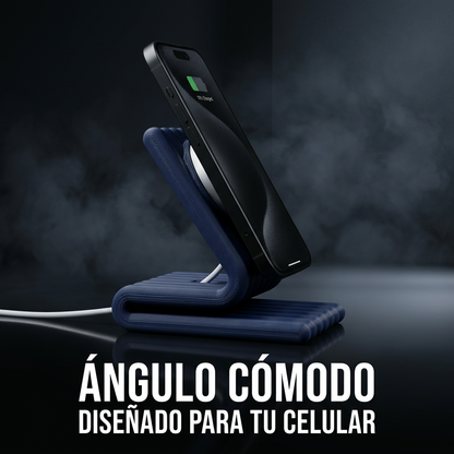 Cargador Magnético Con Soporte De Celular Para El Hogar