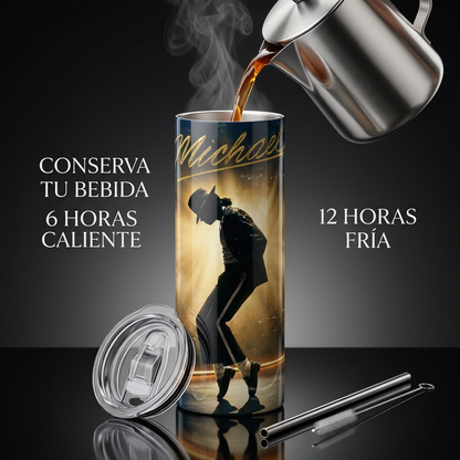 Termos Botella De Agua De Michael Jackson De Acero Inoxidable De 600 ML