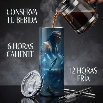 Termos Botella De Agua De Michael Jackson De Acero Inoxidable De 600 ML Musical