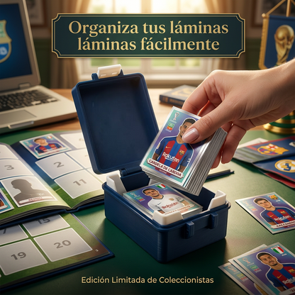 Caja Organizadora Láminas Mundial FIFA Colección Segura