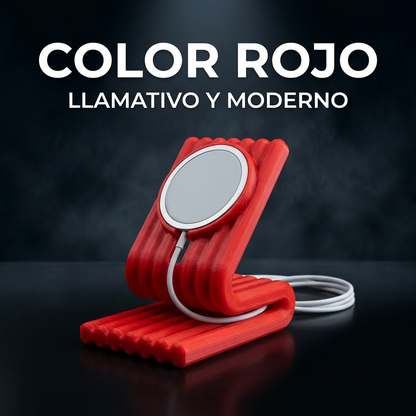 Cargador Magnético Con Soporte De Celular Para El Hogar