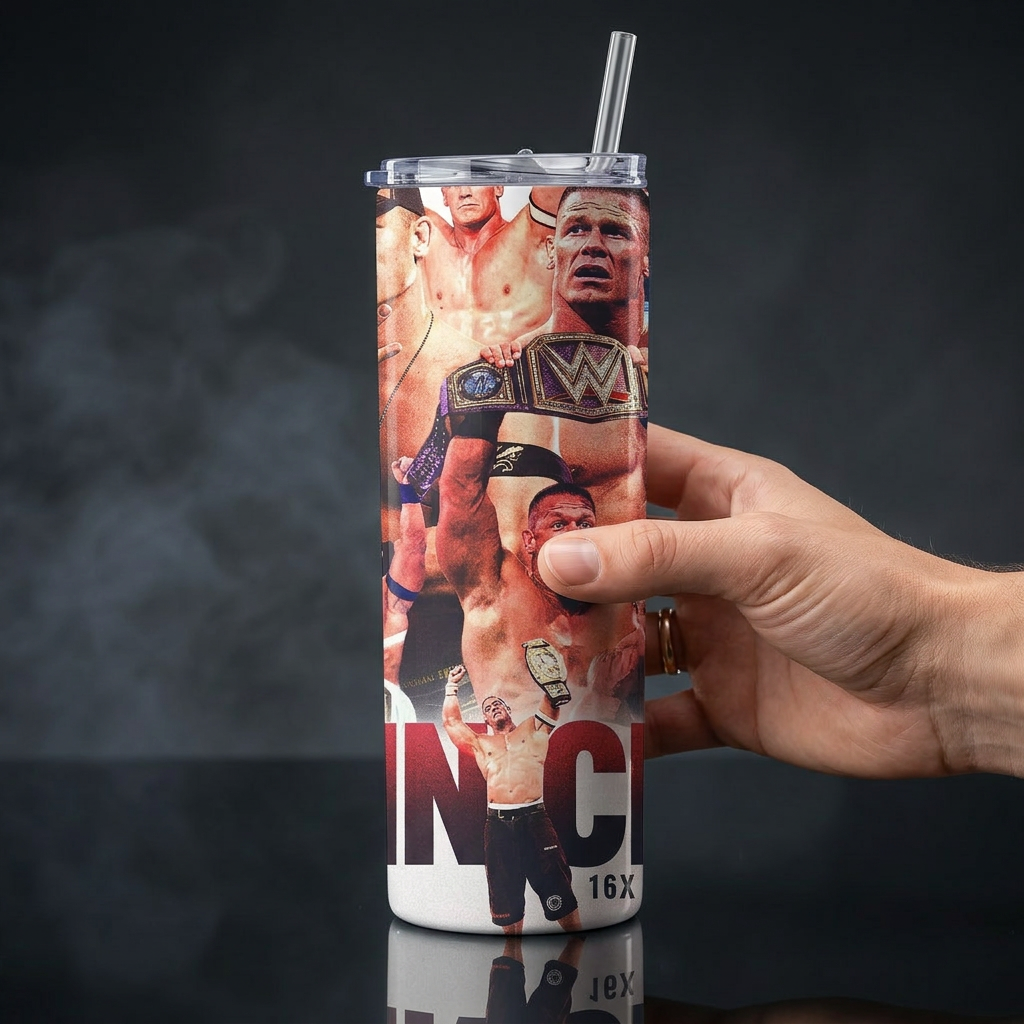 Termos Botella De Agua John Cena Wwe Diseño Lucha Libre