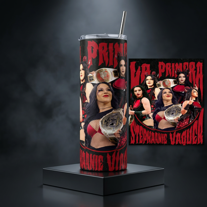 Termos Botella De Agua De Stephanie Vaquer De Acero Inoxidable De 600 ML WWE La Primera