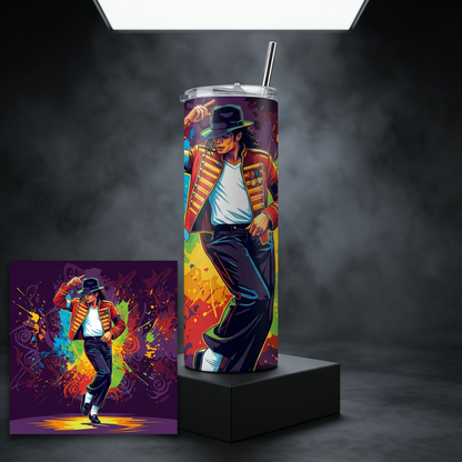 Termos Botella De Agua De Michael Jackson De Acero Inoxidable De 600 ML El Rey Del Pop