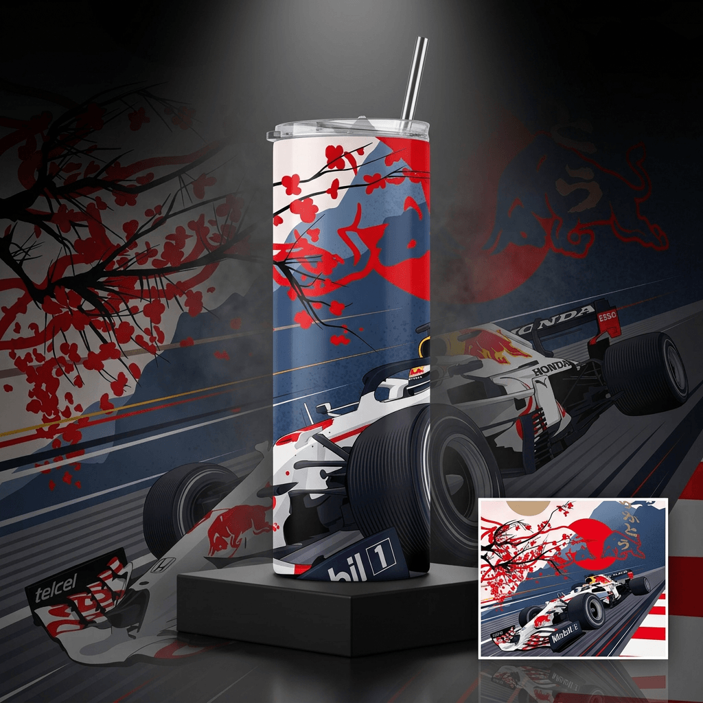 Termos Botella De Agua De Red Bull Japon Formula 1 De Acero Inoxidable De 600 ML Auto